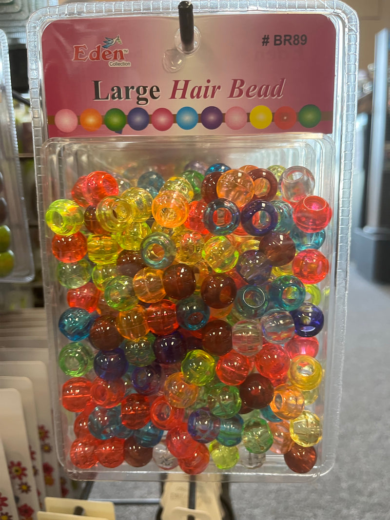 MultiColored Clear Beads – Hair Couture Online