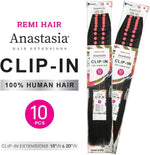Sensual 100% Remi Human Hair  Anastasia Clip in  10pcs - 20"