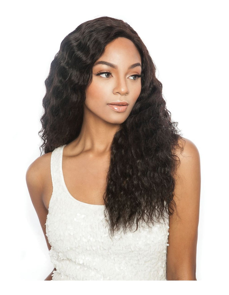 Mane Concept Pristine 11A Wet N Wavy DEEP WAVE Weave 3PCS with HD 4x4 Lace Closure