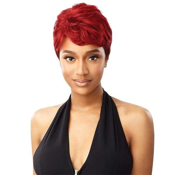 Outre 100% Human Hair Fab & Fly Full Cap Wig Color Queen - BEVERLY