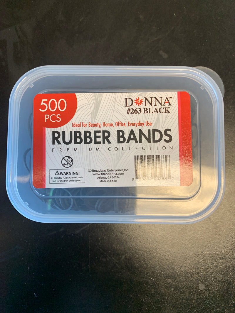 Annie Black Rubber Bands