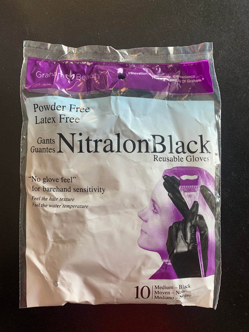 Nitralon Black Reusable Gloves