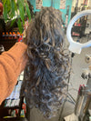 Interlocking Comb Hair Piece Curly 20”