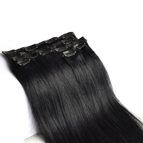 Forever Snatched Straight Clip In Hair Extensions 18”
