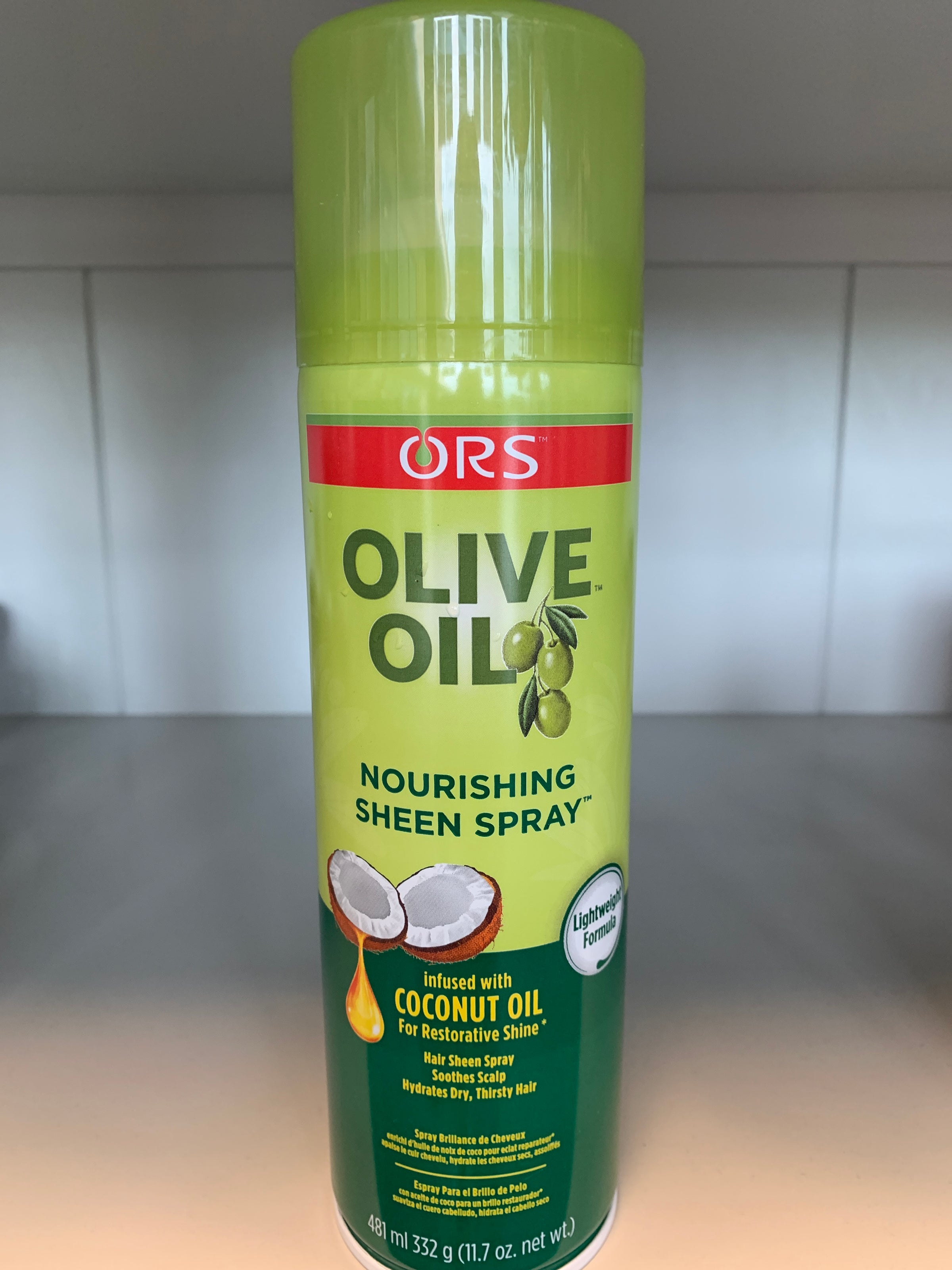  ORS Olive Oil Nourishing Sheen Spray 11.7 oz : Beauty