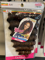 3X Aruba Soft Deep Crochet Hair 14”